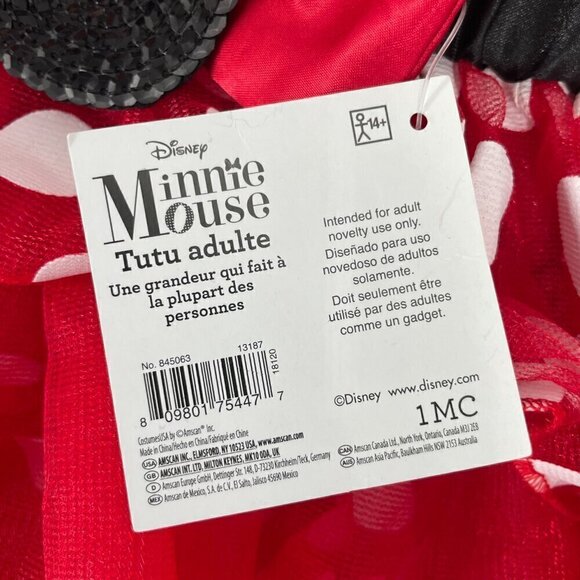 NWT Disney Minnie Mouse tutu skirt one size fits most - Picture 4 of 9